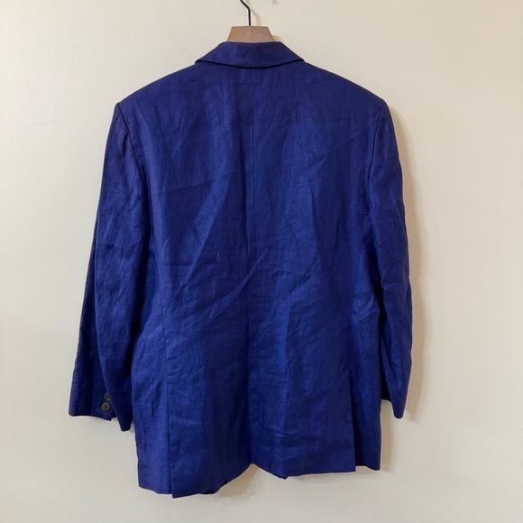 vintage Liz Claiborne 100% linen blazer - size 12 - Picture 4 of 6